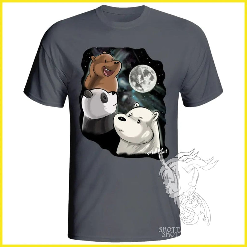 3 Bear Moon T-Shirt Shottsy Arts