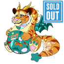 Dream Keep Dragon Vinyl Stickers Wildest Dreams (Tiger) Sticker