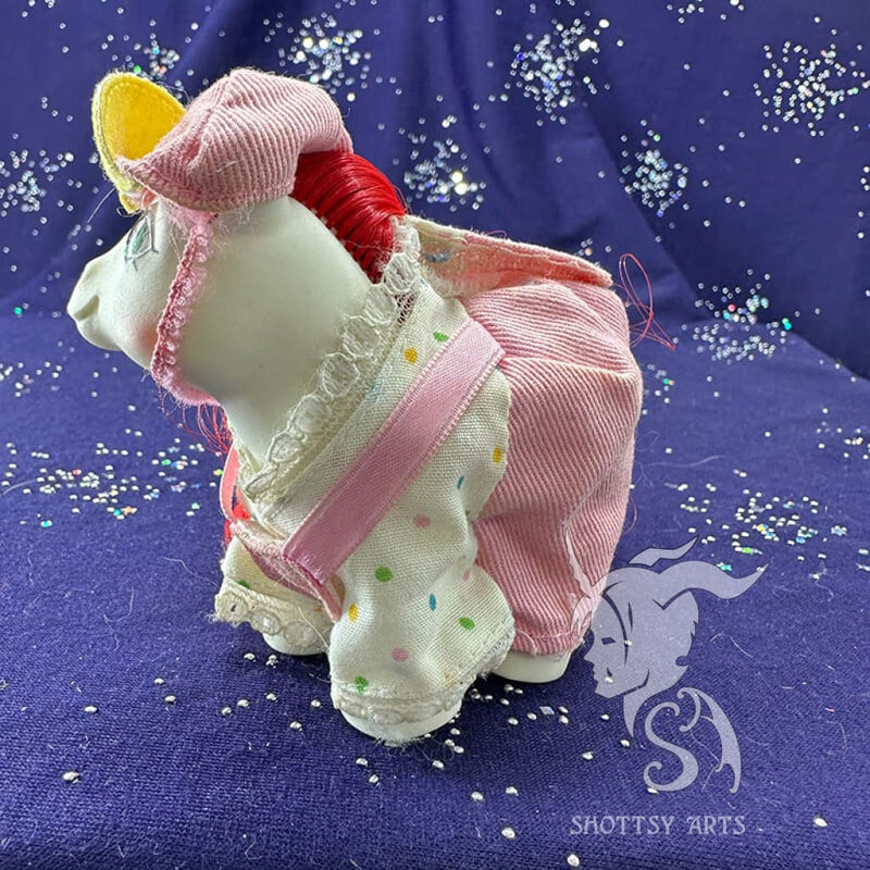 Baby Pony Overalls Doll Clothes