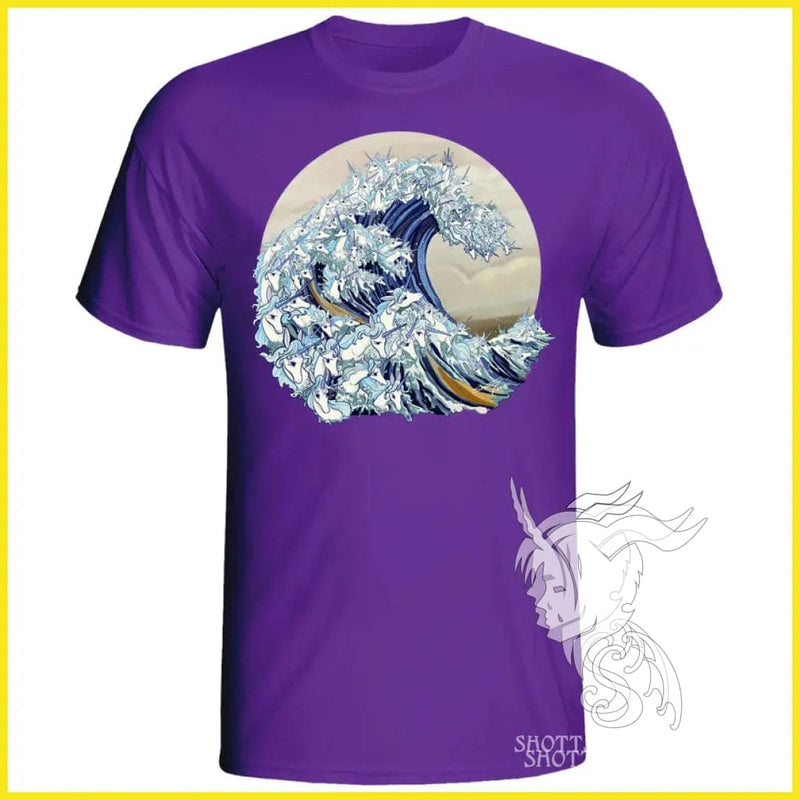 Unicorn Wave T-Shirt Shottsy Arts